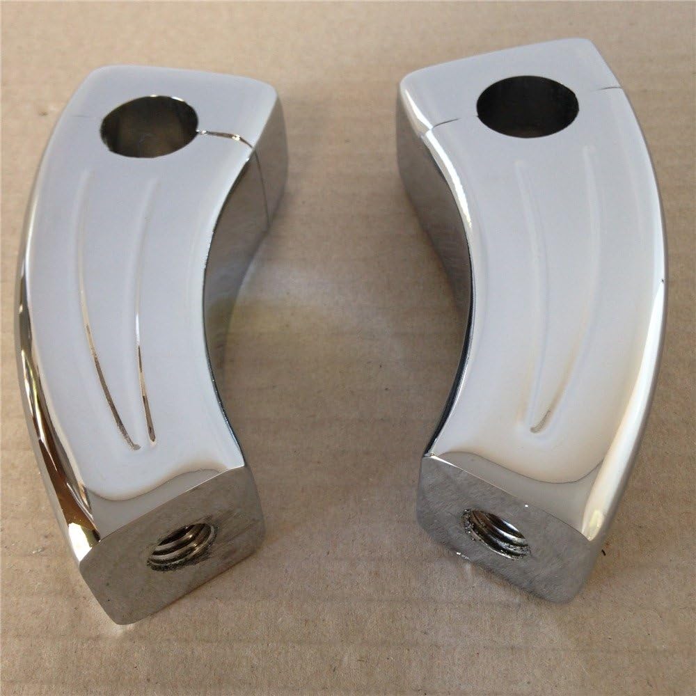 1 inch Chrome Handlebar Risers F32172
