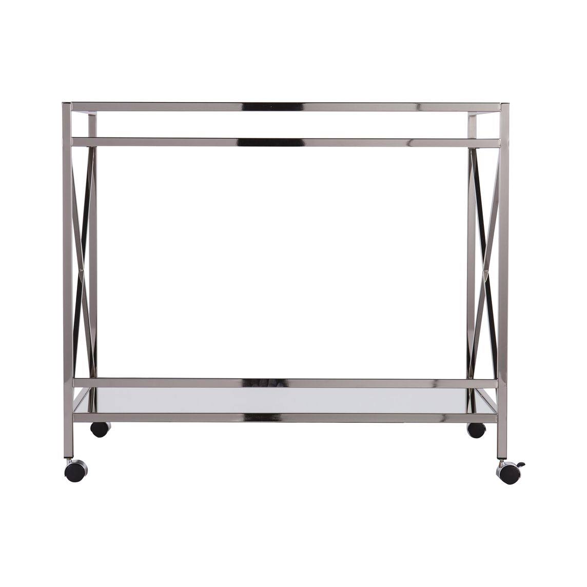 Silver Bar Cart W95436