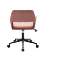 Velvet Upholstered Height-Adjustable Home Office Chair R2475