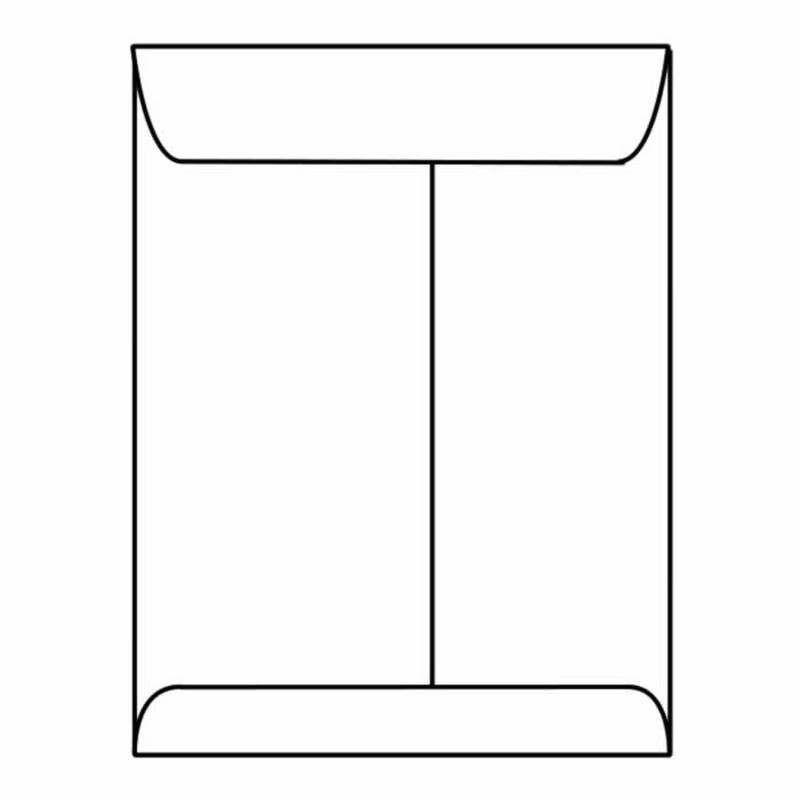 White 10 inch x 13 inch Open End Catalog Envelopes Q33151