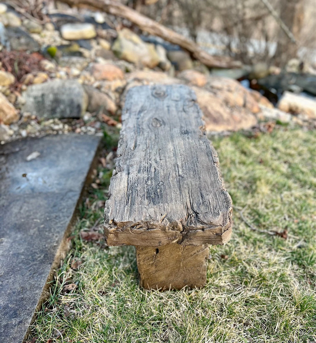 Rustic Barn Wood Bench D7215