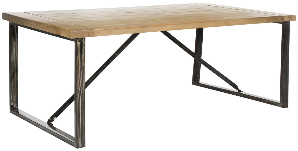 Rustic Wood Top Coffee Table D520668