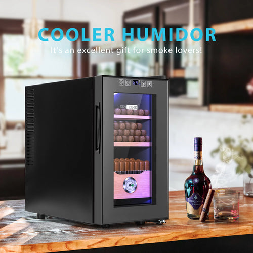 23 L Electric Humidor Cooler with Hygrometer, Black L272