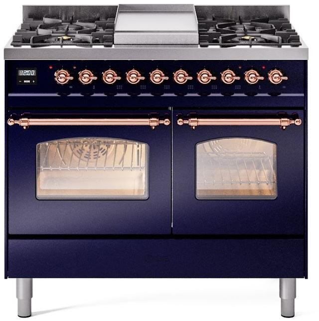 Blue Dual Fuel Propane Gas Range X767