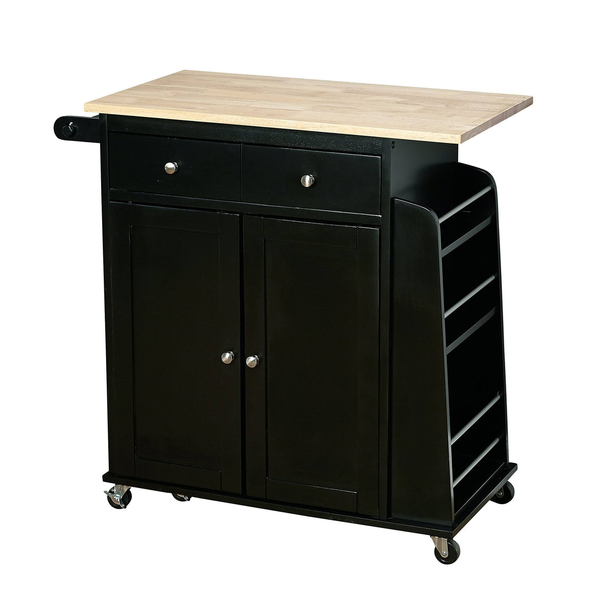Black Kitchen Cart B62164