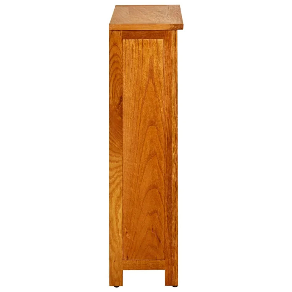 3-Tier Solid Oak Wood Bookcase M732