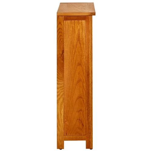 3-Tier Solid Oak Wood Bookcase M732
