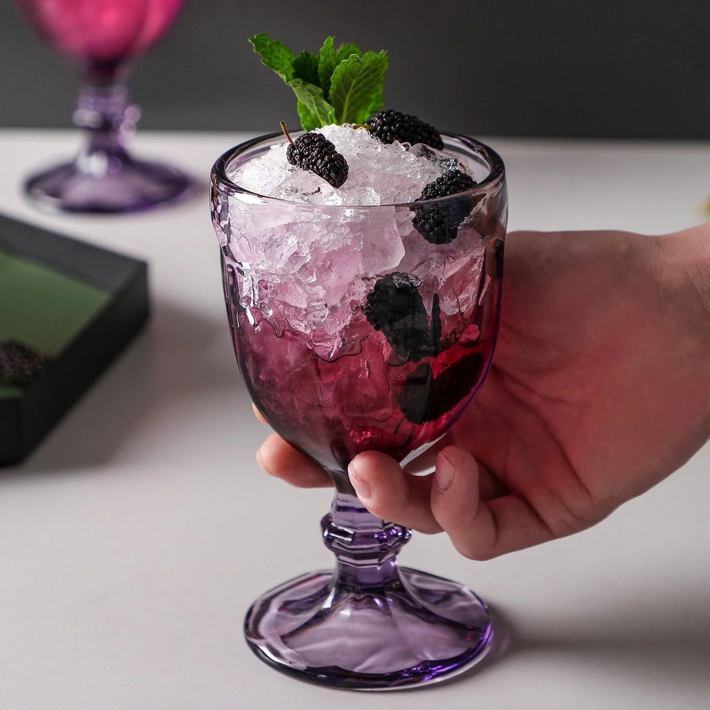 Blue-Purple Beverage Glass Goblets Z329360