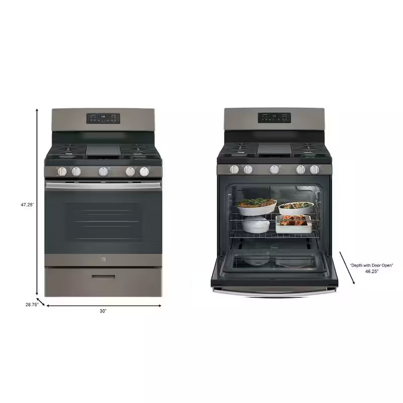 Freestanding Gas Range with Griddle V706657