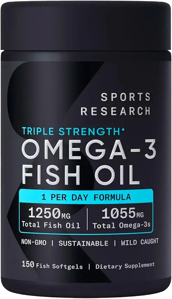 Triple Strength Omega-3 Fish Oil 150 Softgels N662