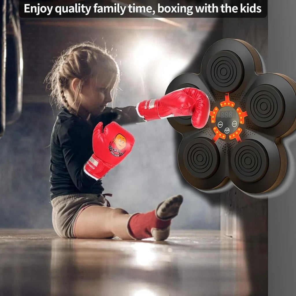 Wall Mounted Bluetooth Music Boxing Machine with Boxing Gloves Y952467