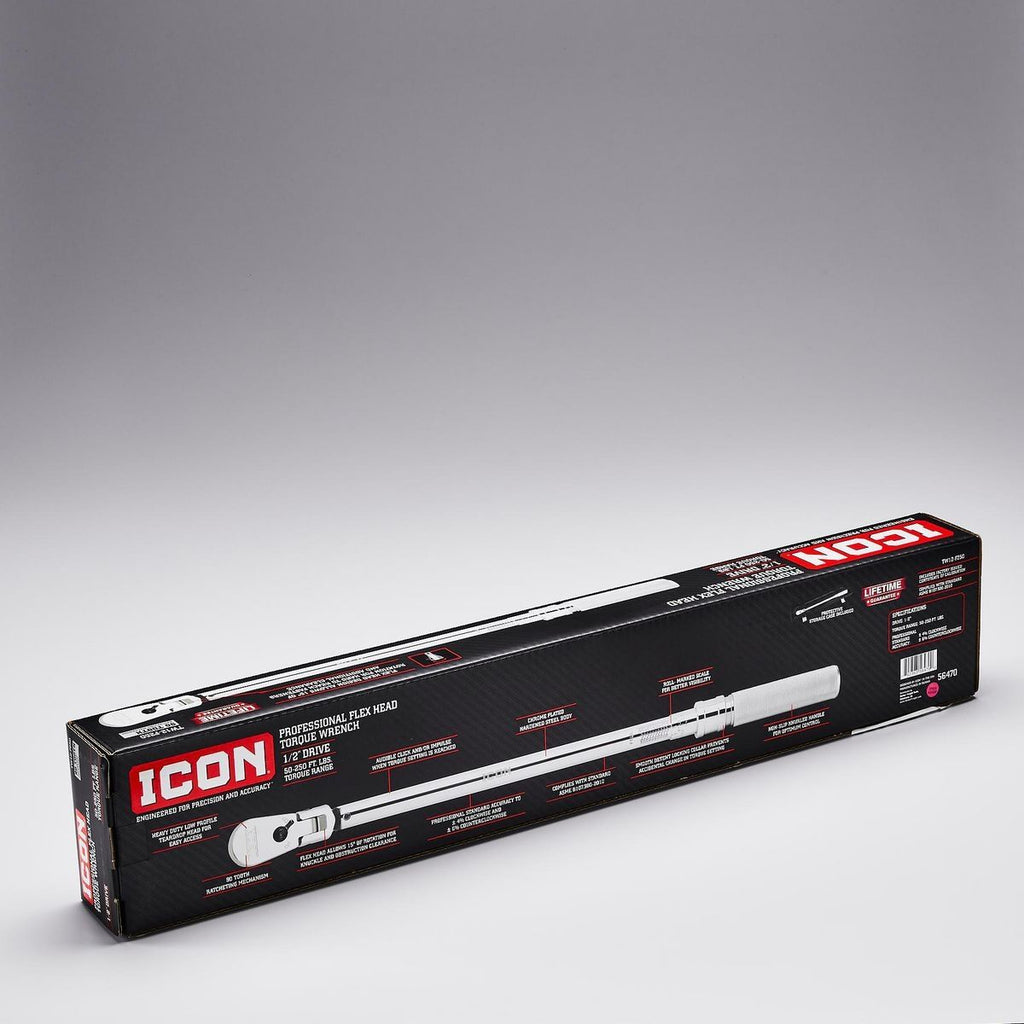 1/2 in. Drive Flex-Head Click Torque Wrench E18858