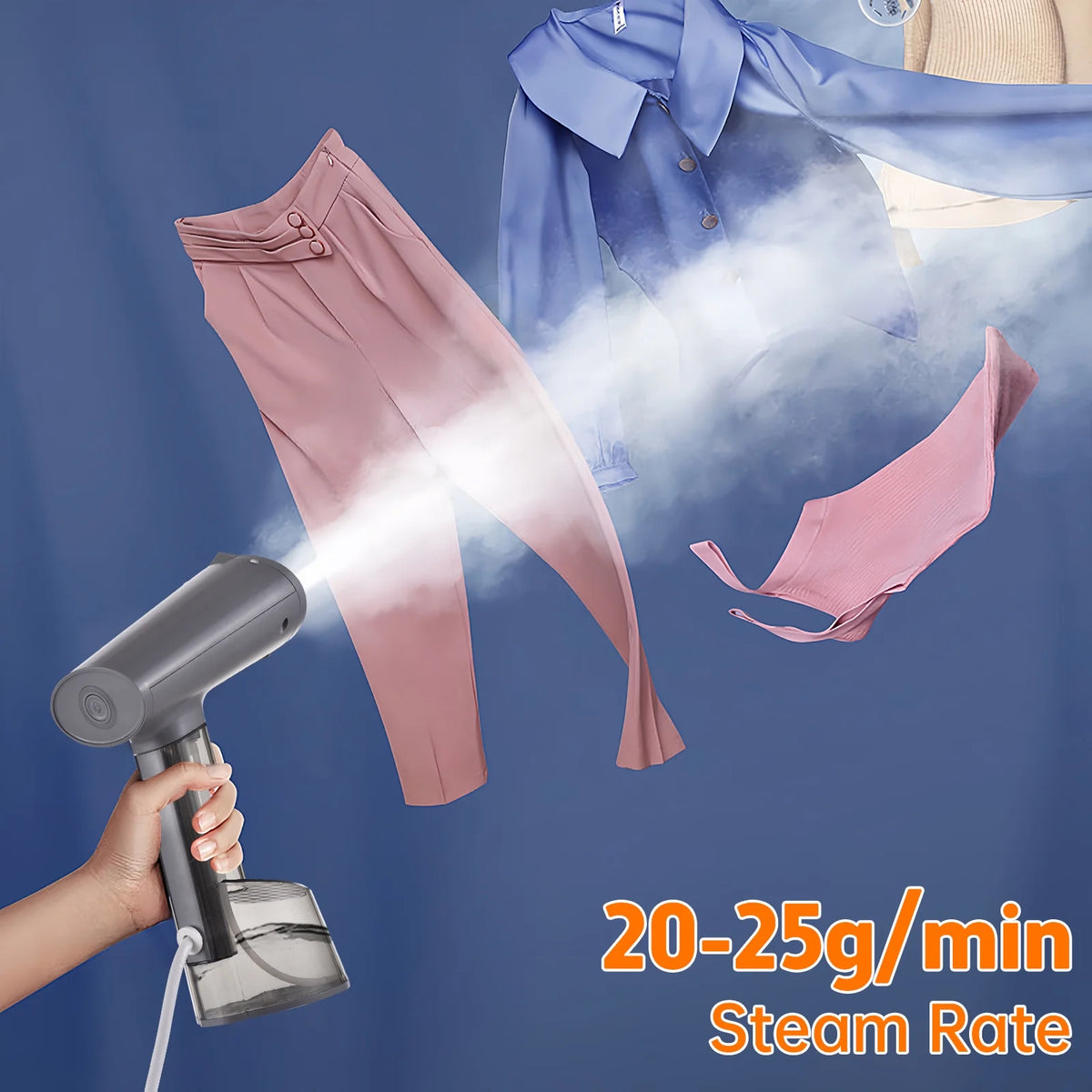 Handheld Garment Steamer 1000 Watts with Brush S144513