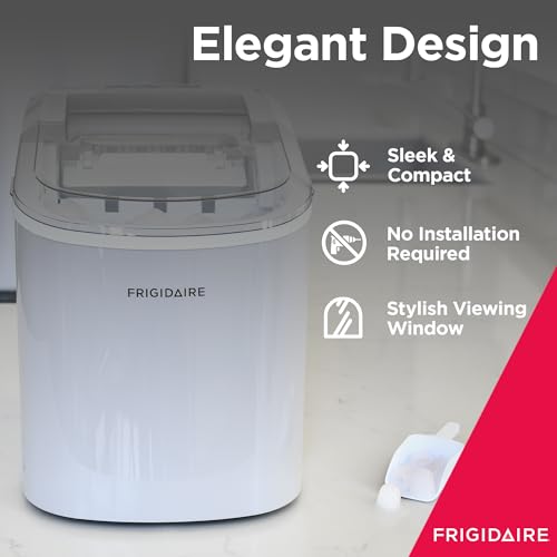 Countertop Ice Maker 26 lbs. Capacity Silver Y7937