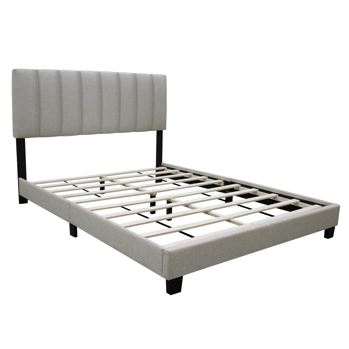 Queen Size Adjustable Upholstered Bed Frame R596516