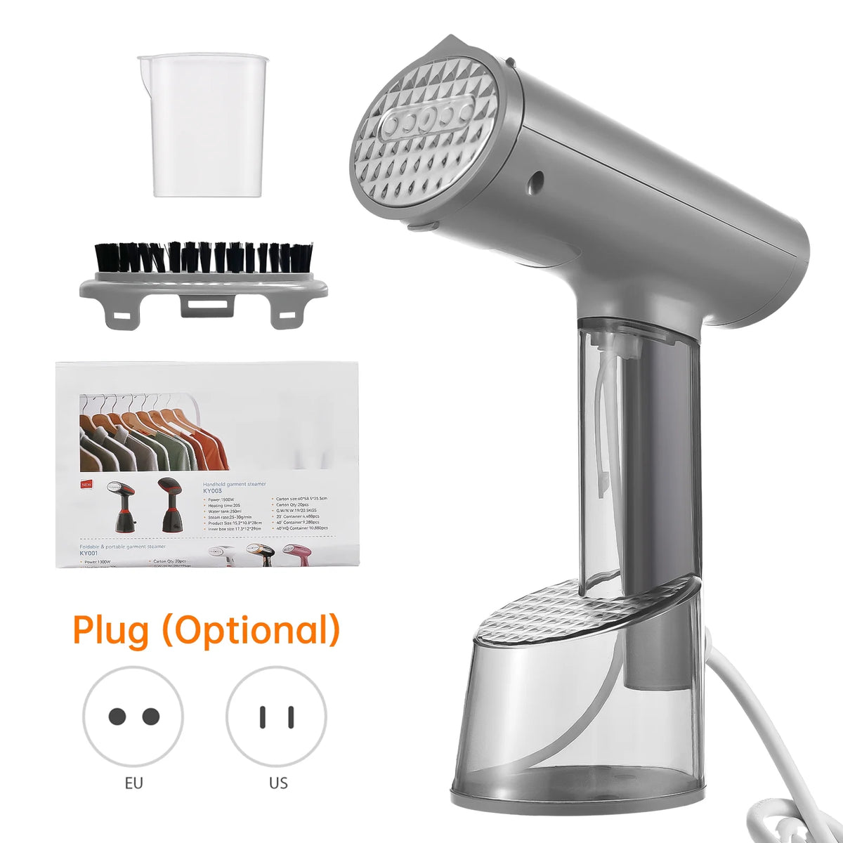 Handheld Garment Steamer 1000 Watts with Brush S144513