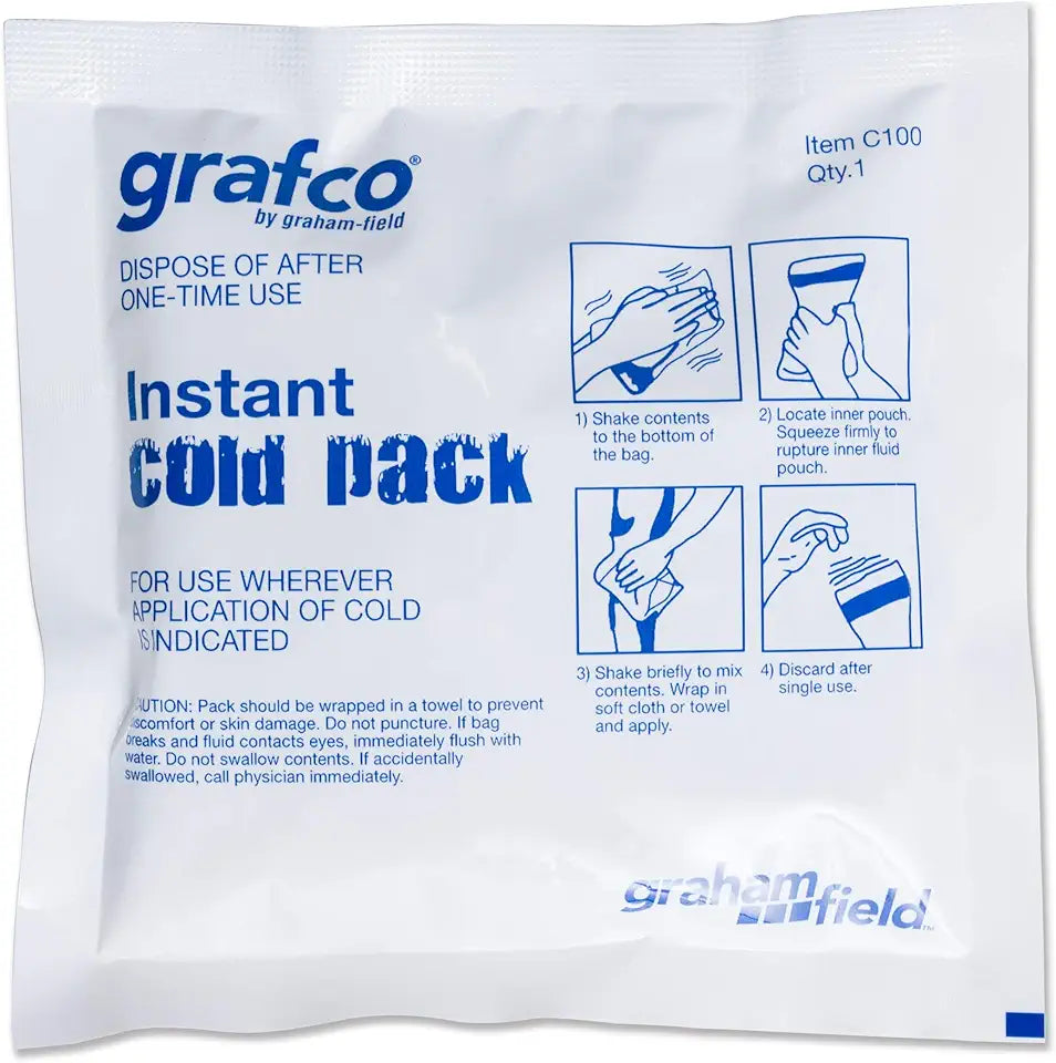 Instant Cold Pack 5x5" Bulk Pack of 80 C661533