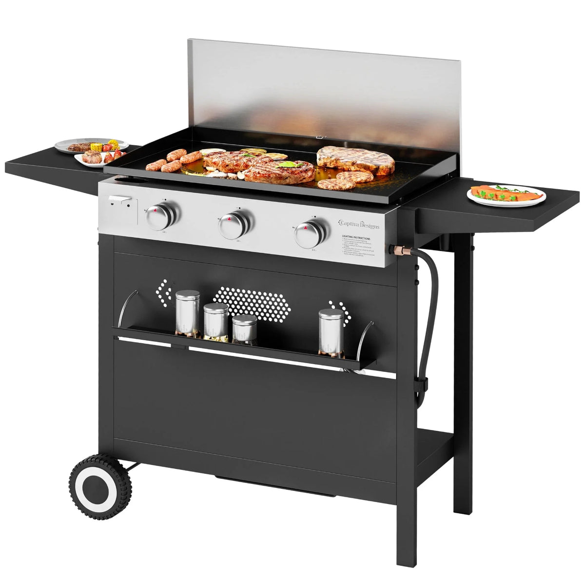 3-Burner Propane Gas Griddle F7312