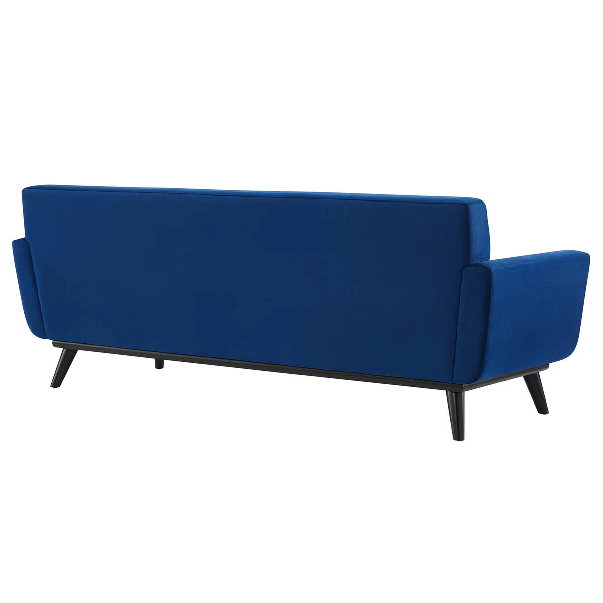 Navy Channel Tufted Performance Velvet Sofa P973388
