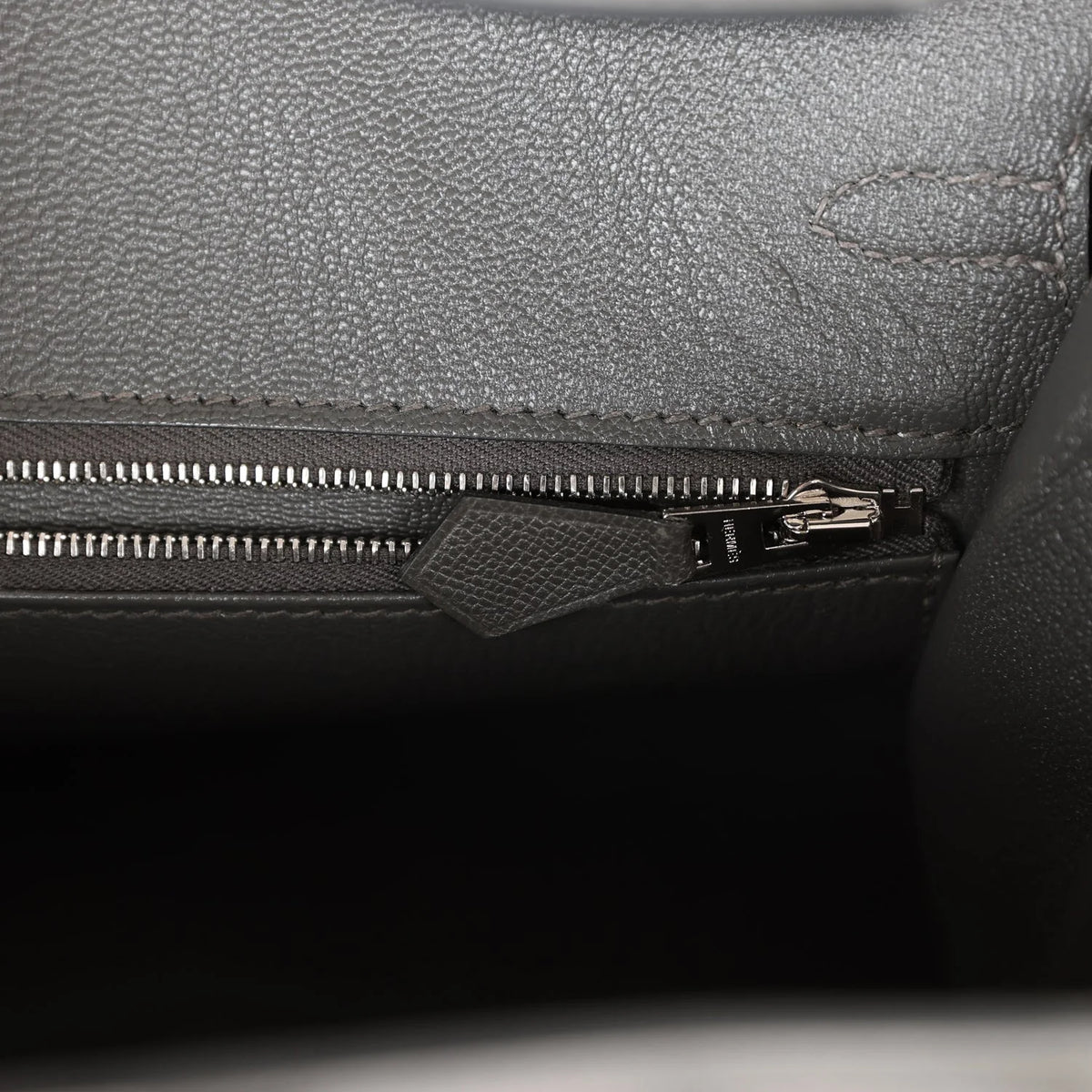 Birkin 25 Gris Meyer Palladium Hardware C3988