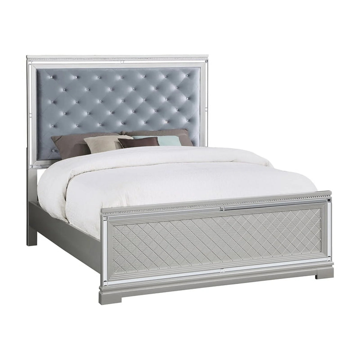 4-Piece Wood California King Bedroom Set Y407989