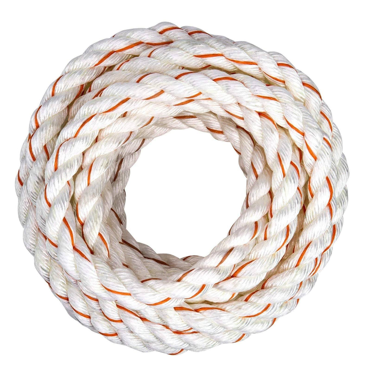 White Twisted Poly Dacron Rope 3/8 in 600 ft W919
