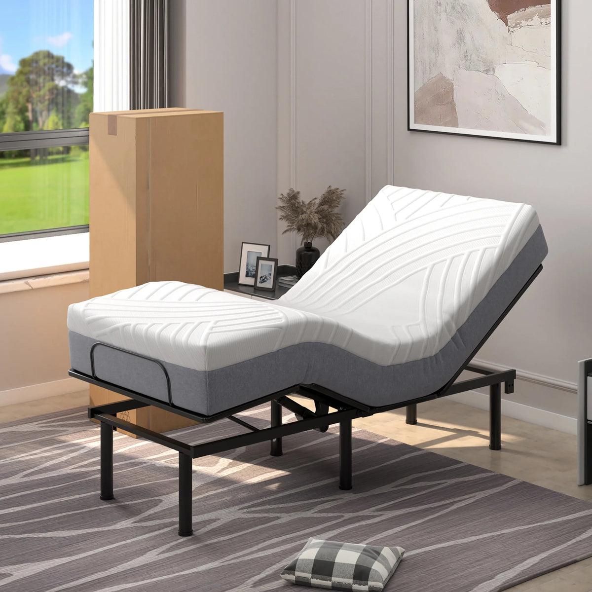 Twin XL Adjustable Bed Mattress P8384