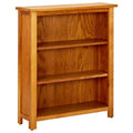 3-Tier Solid Oak Wood Bookcase M732