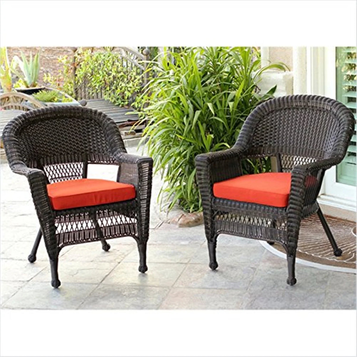 Wicker Chair with Cushion C589286