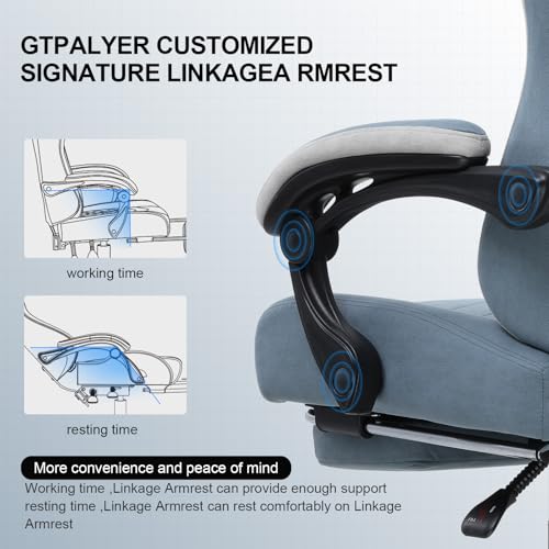 Gaming Chair with Footrest N36507