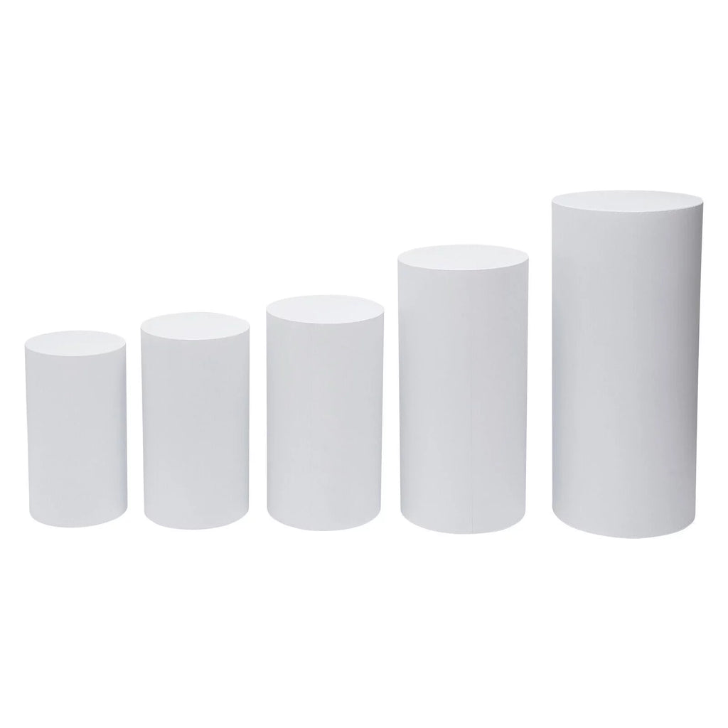 5pcs Cylinder Pedestal Stand S429
