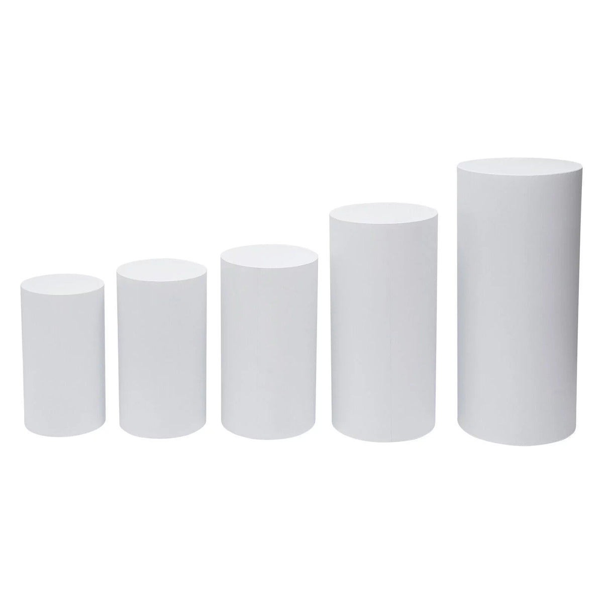 5pcs Cylinder Pedestal Stand S429