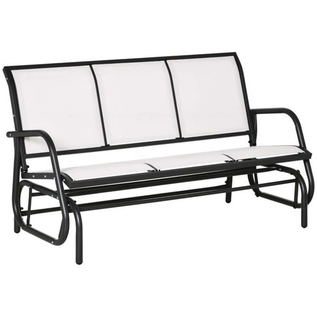 Outdoor Glider Bench 3-Person Rocking Chair P621640