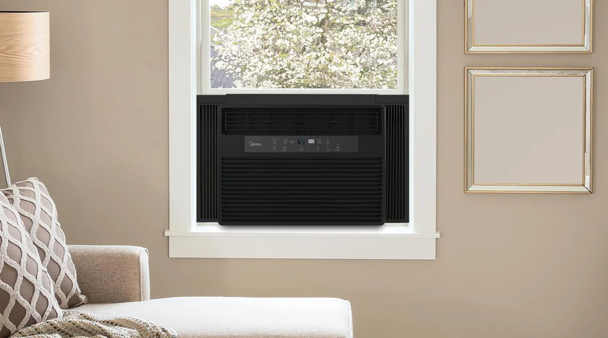 10,000 BTU 115V Smart Window AC with Remote, White U596787