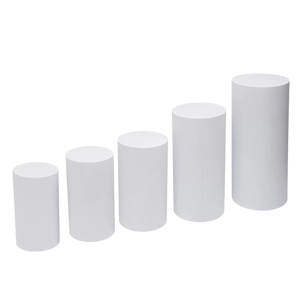 5pcs Cylinder Pedestal Stand S429