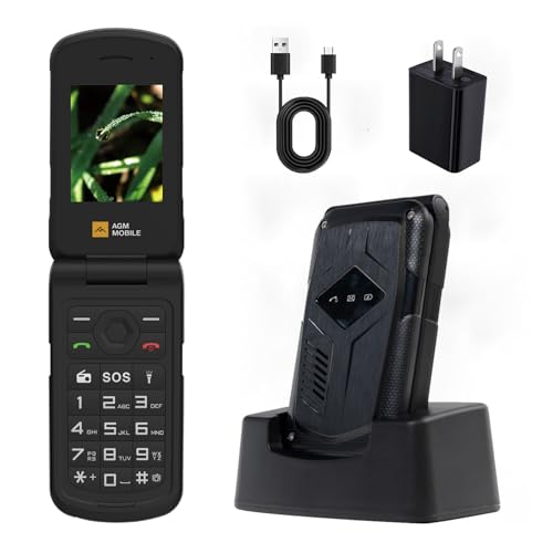 4G LTE Unlocked IP68 Waterproof Dual SIM Flip Phone H932585