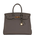 Birkin 35 Gris Etain Togo Gold Hardware B834
