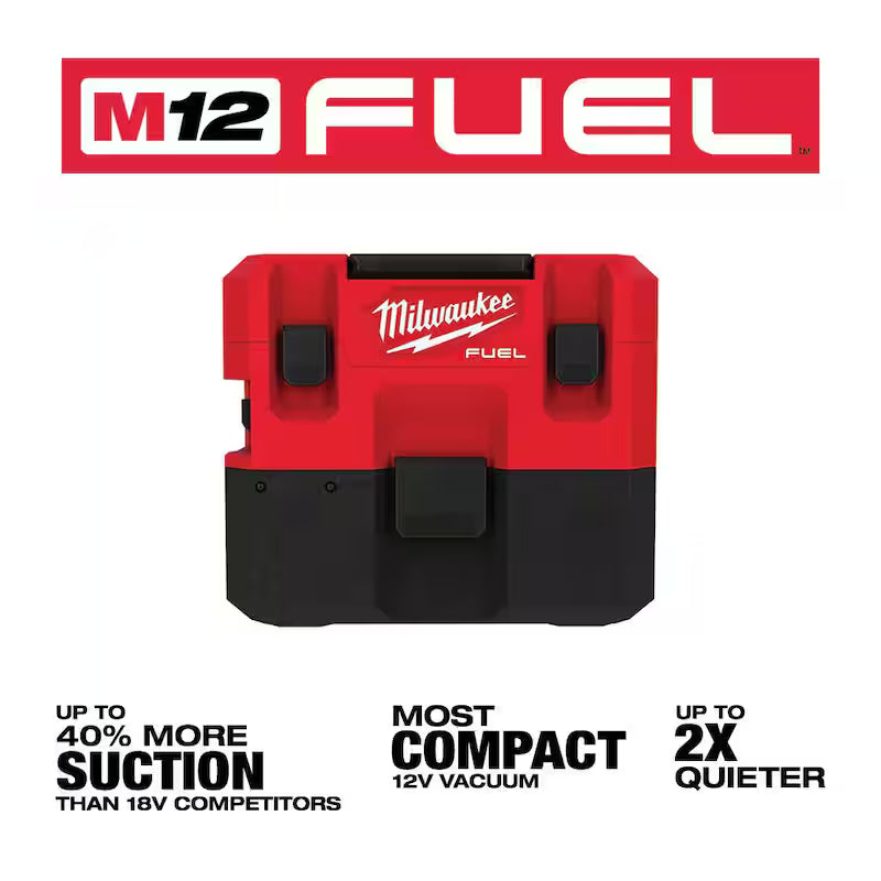 12-Volt Cordless 1.6 Gal. Wet/Dry Vacuum and Filter Q948720