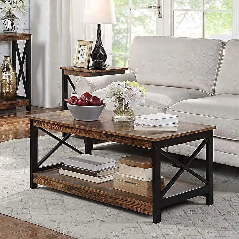 Coffee Table With Shelf H703