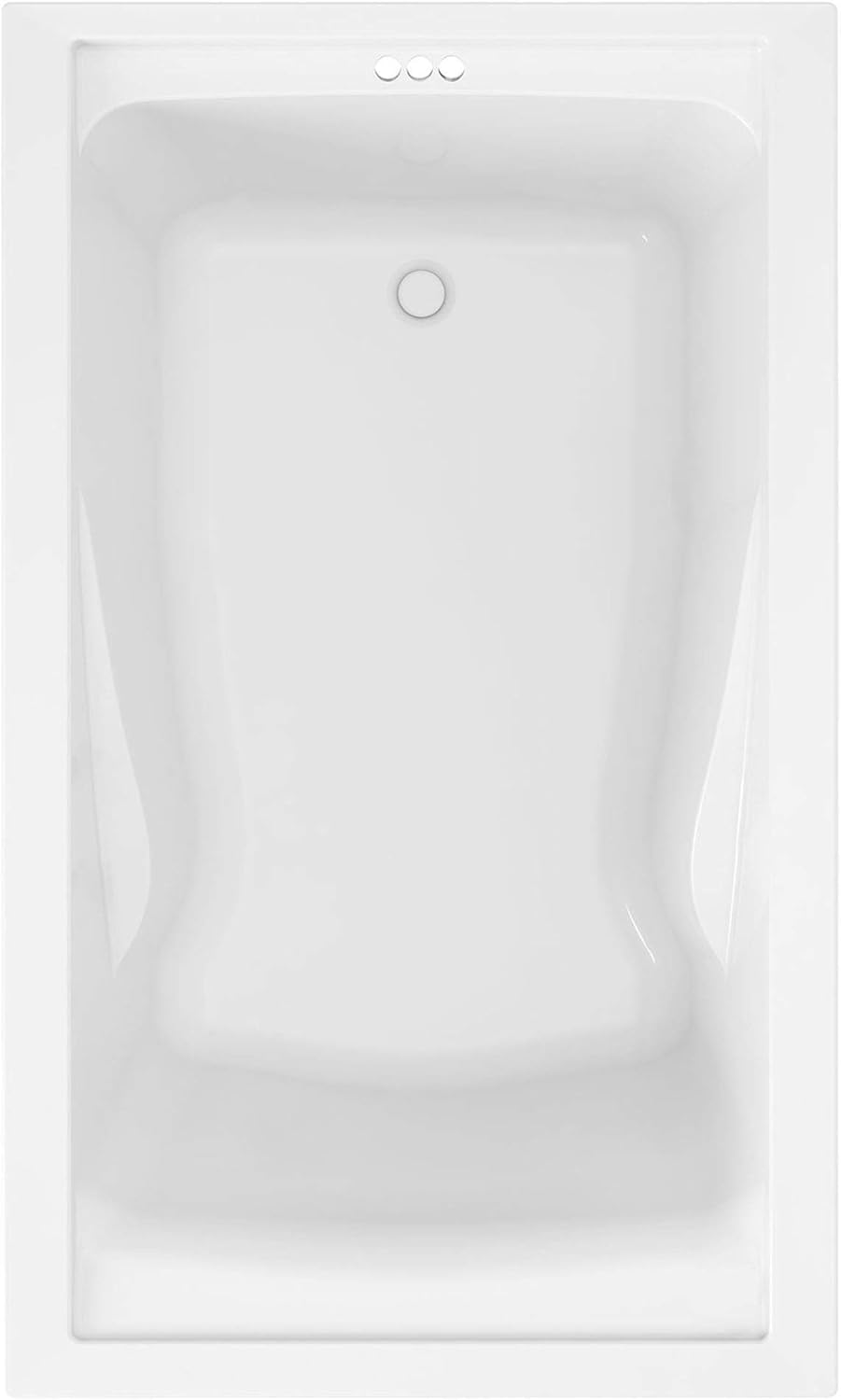 Deep Soaking Tub with Reversible Drain S88491