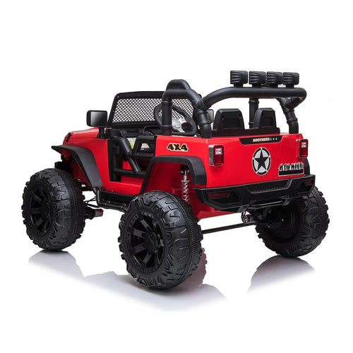 24V Battery Powered Kids Ride On Truck with Remote Control, Red B6735