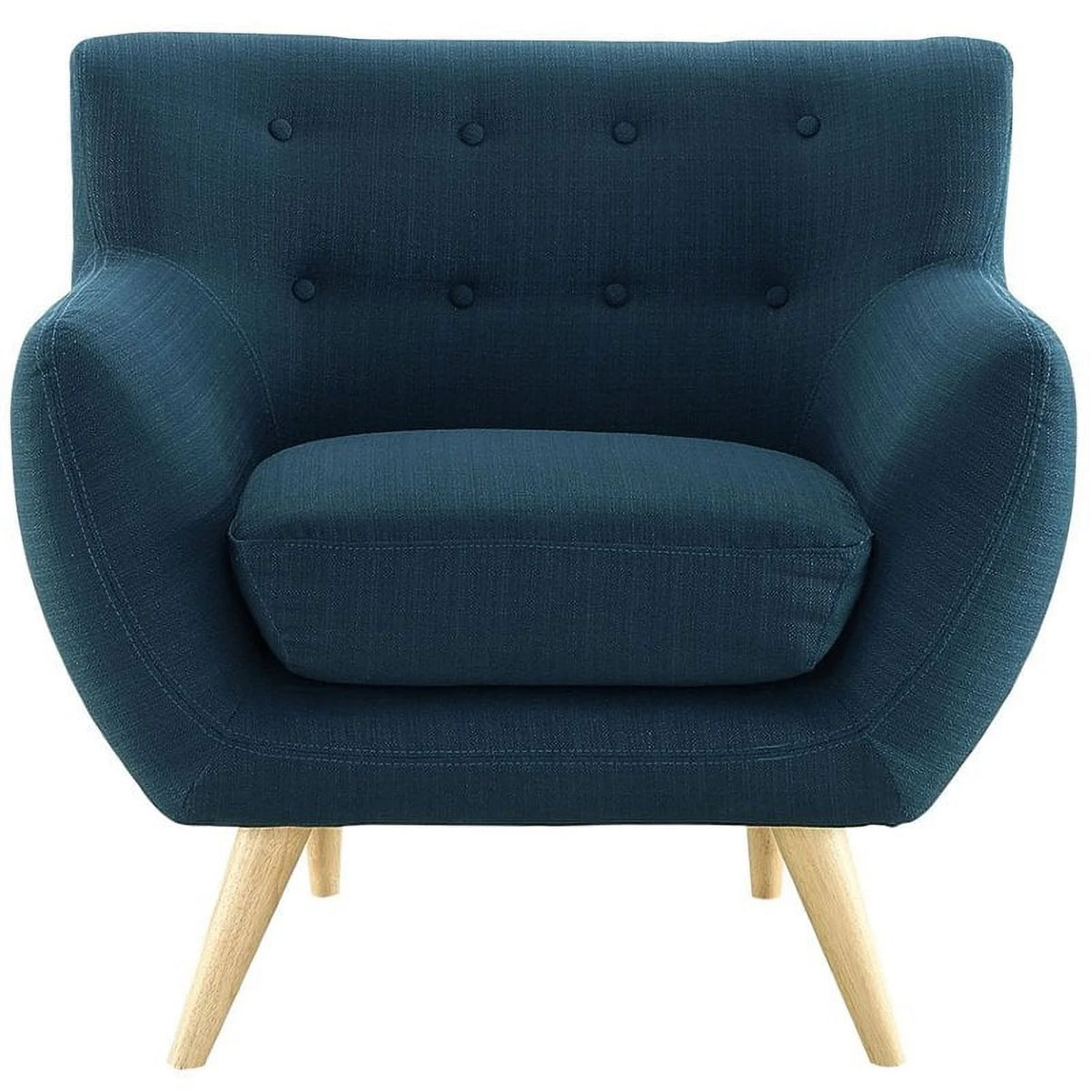 Mid-Century Modern Fabric Accent Arm Lounge Chair G188181