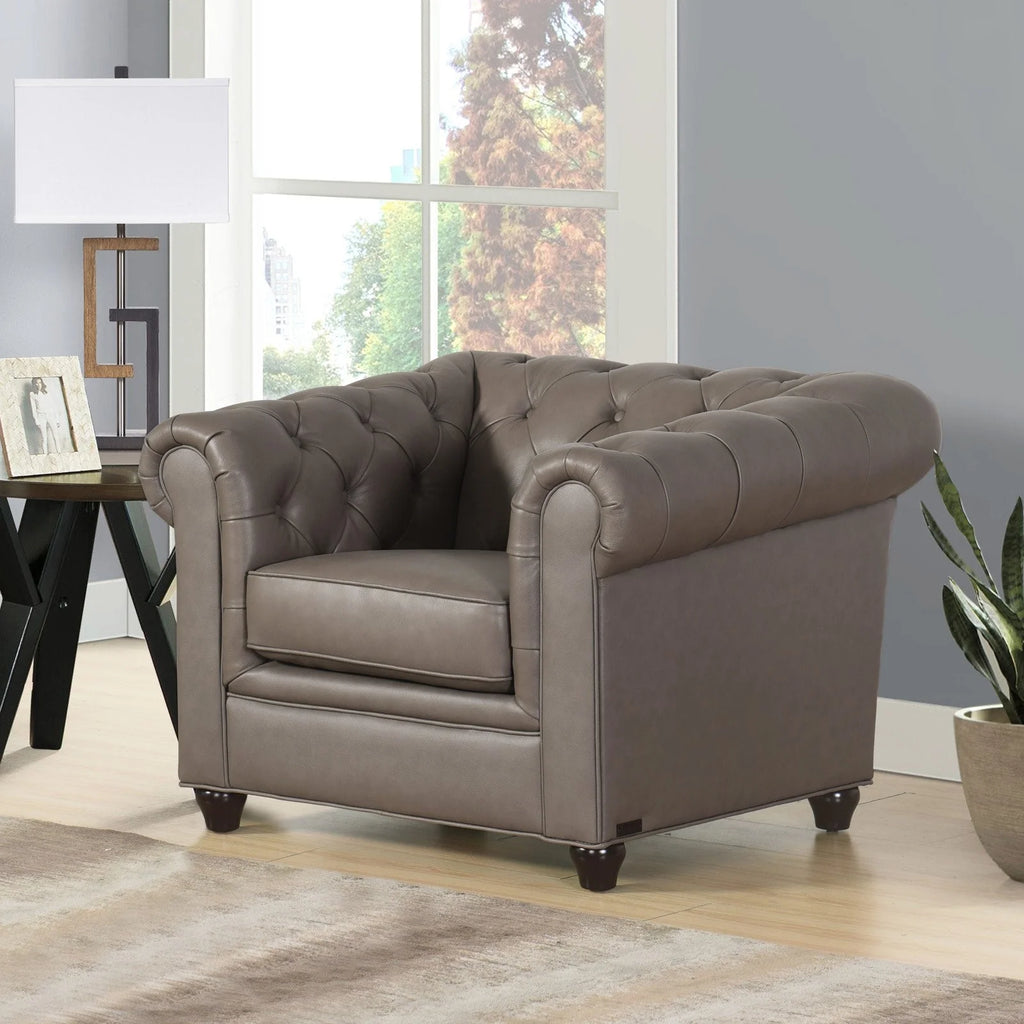 Leather Chesterfield Armchair R8294