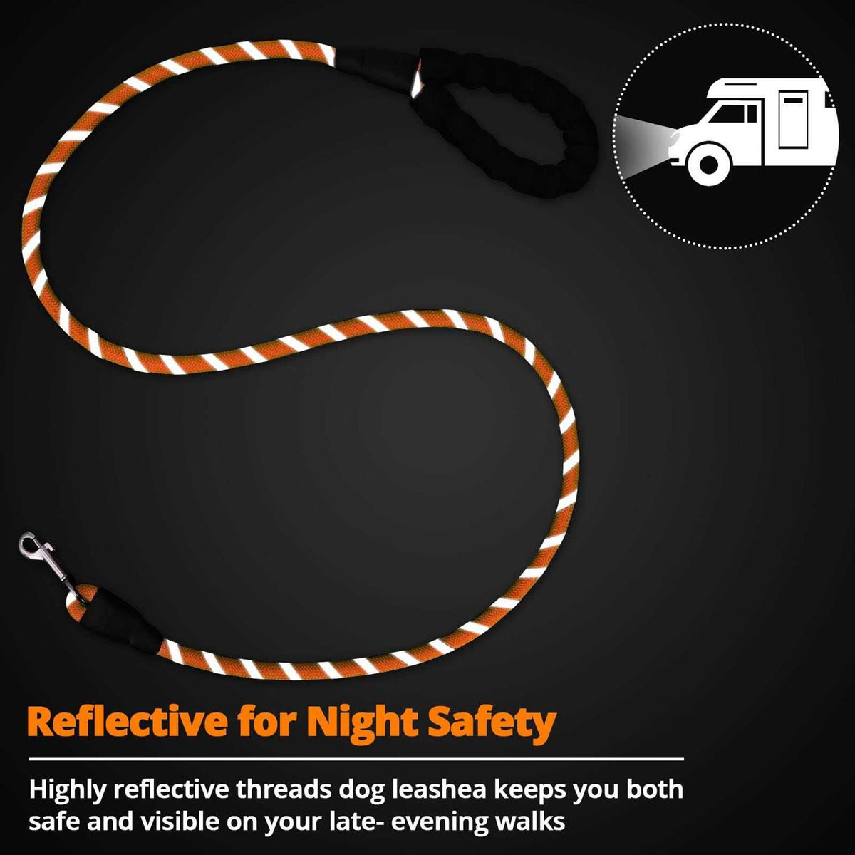 Heavy Duty Reflective Bungee Dog Leash L10408
