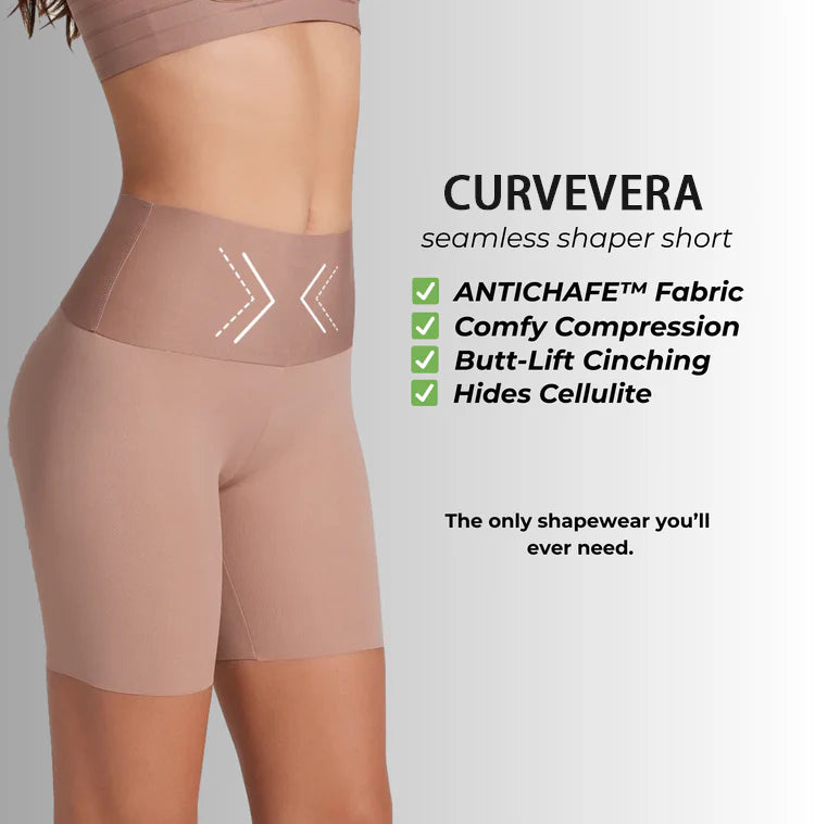 High-Waist Tummy Control Shaper Shorts F9367