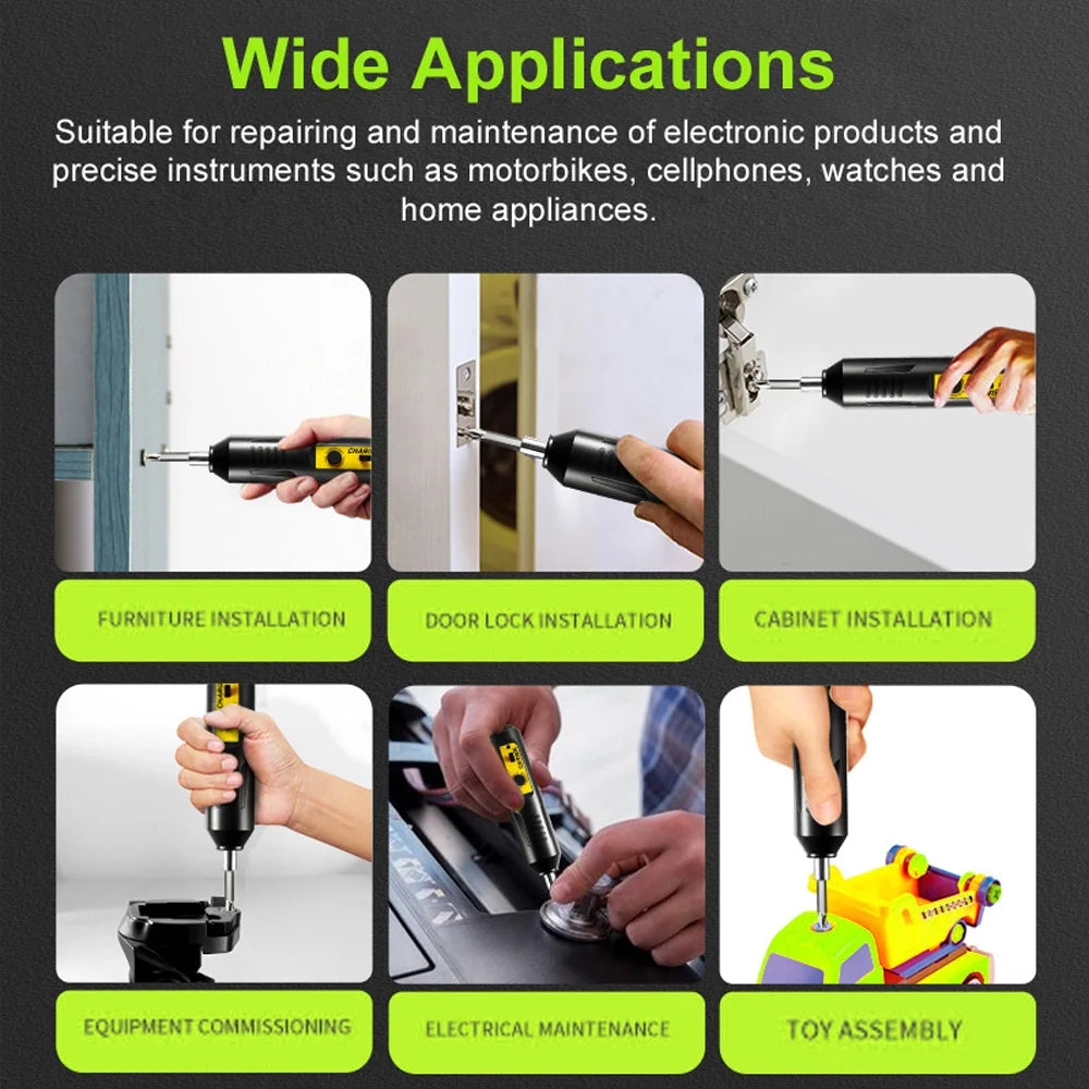 Electric Screwdriver USB Tool Set Q298