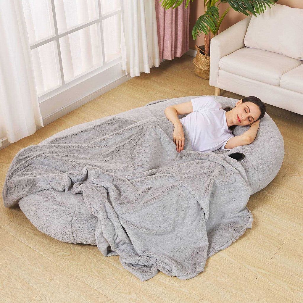 Large Cozy Plush Pet Bed J45983