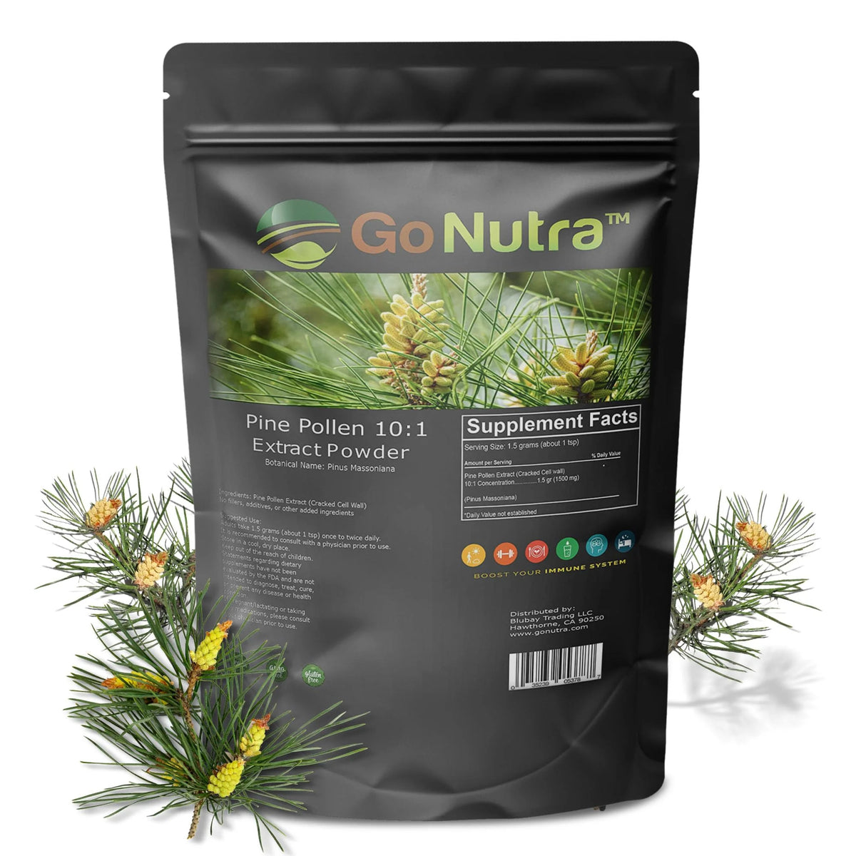 Pine Pollen Powder 10:1 Non-GMO Vegan 1 lb X92971