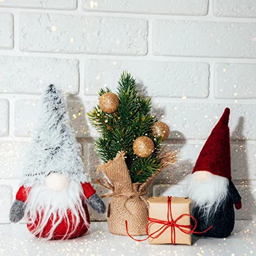 20 Pieces Christmas Gnome Beards Pre-Cut Faux Fur H273