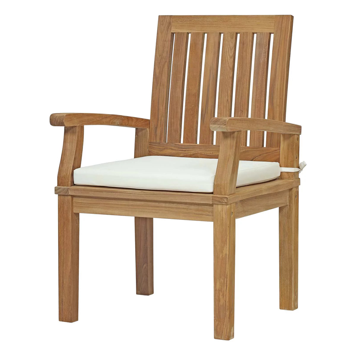 White Wood Dining Chair and Table Set J1833